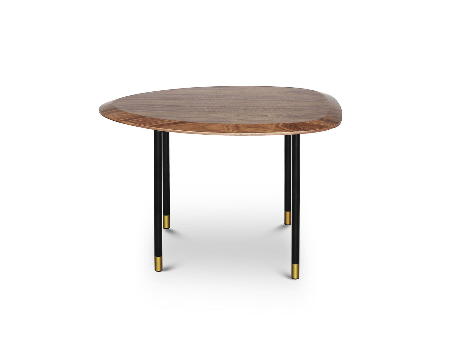 Table basse CELADON avec pieds en acier à pointes dorées