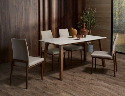 Table à manger avec plateau en quartz BOLDA