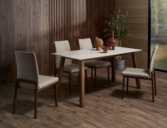 Table à manger avec plateau en quartz BOLDA