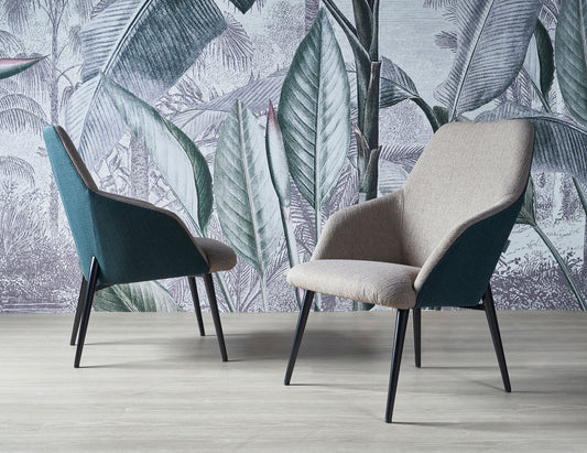 Fauteuil en tissu DINA