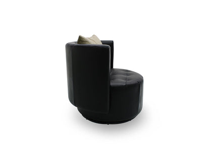 Fauteuil pivotant en similicuir CLUB