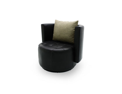 Fauteuil pivotant en similicuir CLUB