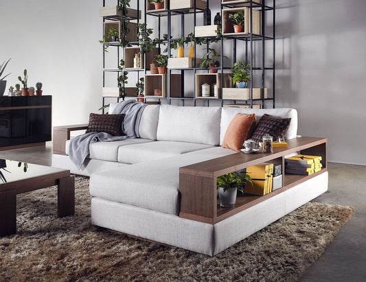 Canapé modulable ELDA en tissu déhoussable
