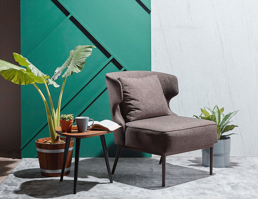 Fauteuil en tissu WING