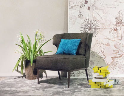 Fauteuil en tissu WING