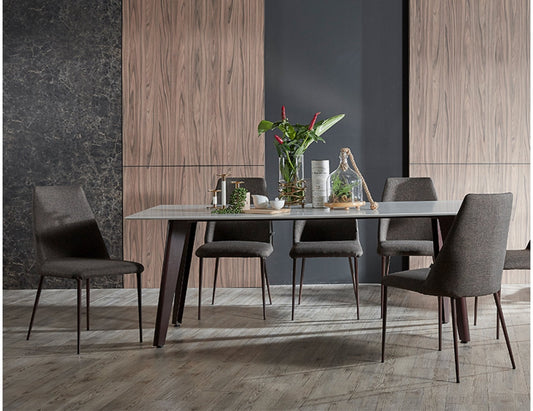 Table à manger avec plateau en quartz KAY