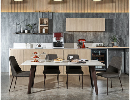 Table à manger avec plateau en quartz KAY
