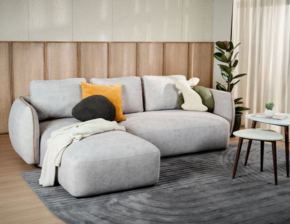 Canapé modulable ROND en tissu déhoussable