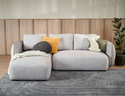 Canapé modulable ROND en tissu déhoussable