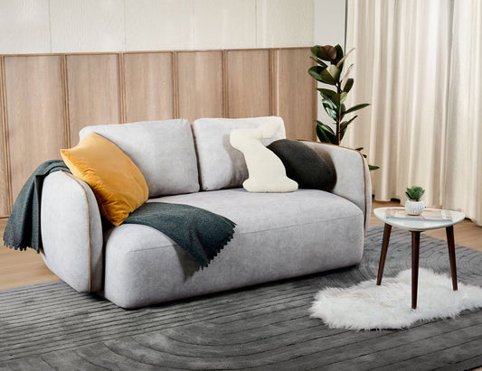 Canapé modulable ROND en tissu déhoussable